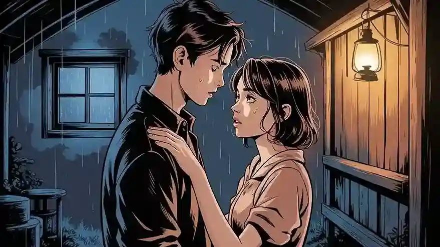Teach Me First Honeytoon dramatic scene art