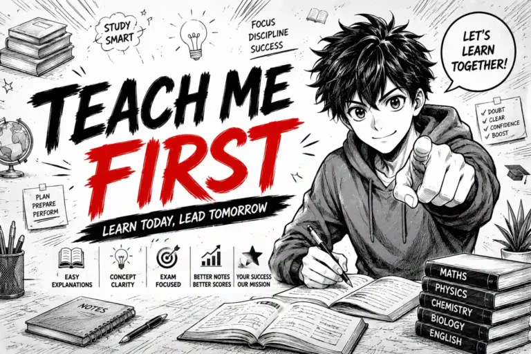Teach Me First Manga